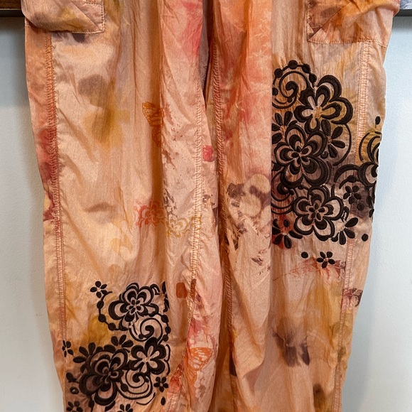 Free People Movement Colorburst Nylon Parachute Embroidered Jumpsuit - Picture 8 of 9